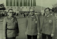 on the left: polka soundmodul   in the midlle sax noisemodul, den rechten kenn ma nich, der stand da blo&szlig; so rum, org.Pic by harald hauswald